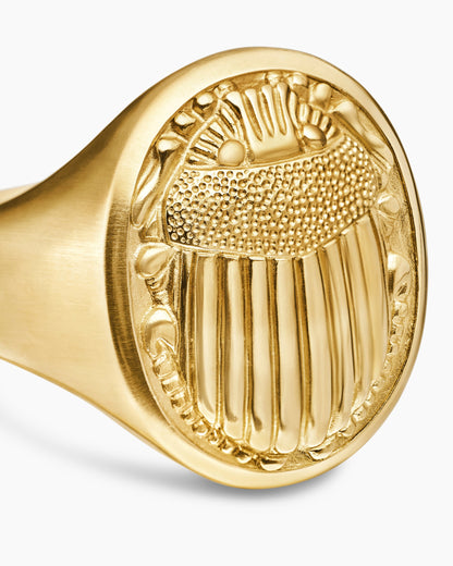 David Yurman Petrvs Scarab Signet Ring David Yurman Men’s