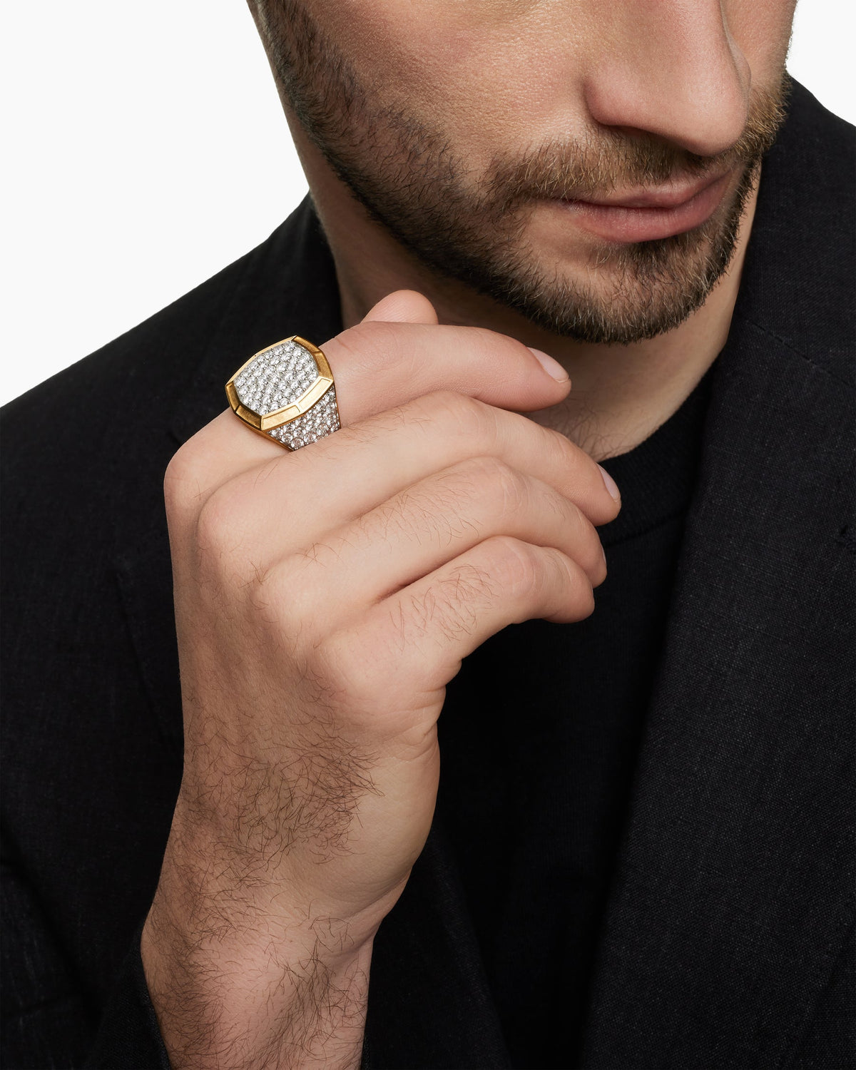 David Yurman Streamline Bold Signet Ring David Yurman Men’s