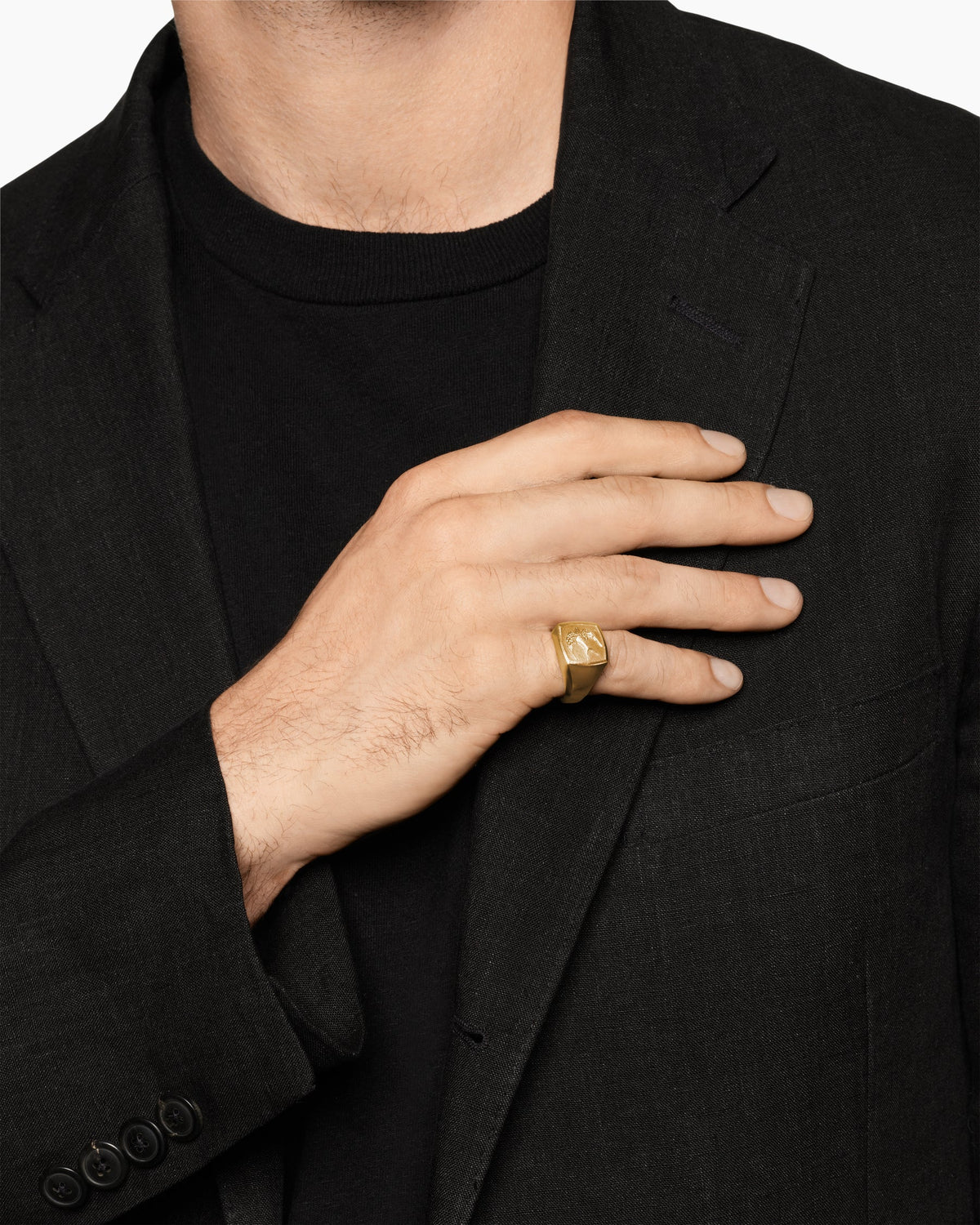 David Yurman Waves Bird Pinky Ring David Yurman Men’s