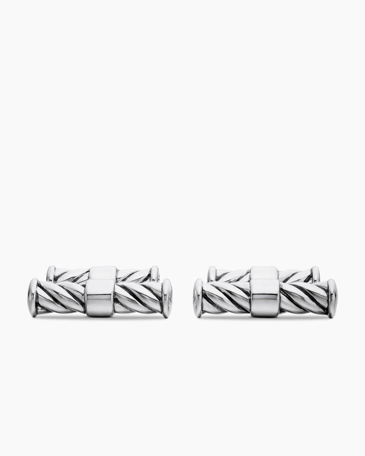 David Yurman Sculpted Cable Elongated Cufflinks David Yurman Men’s