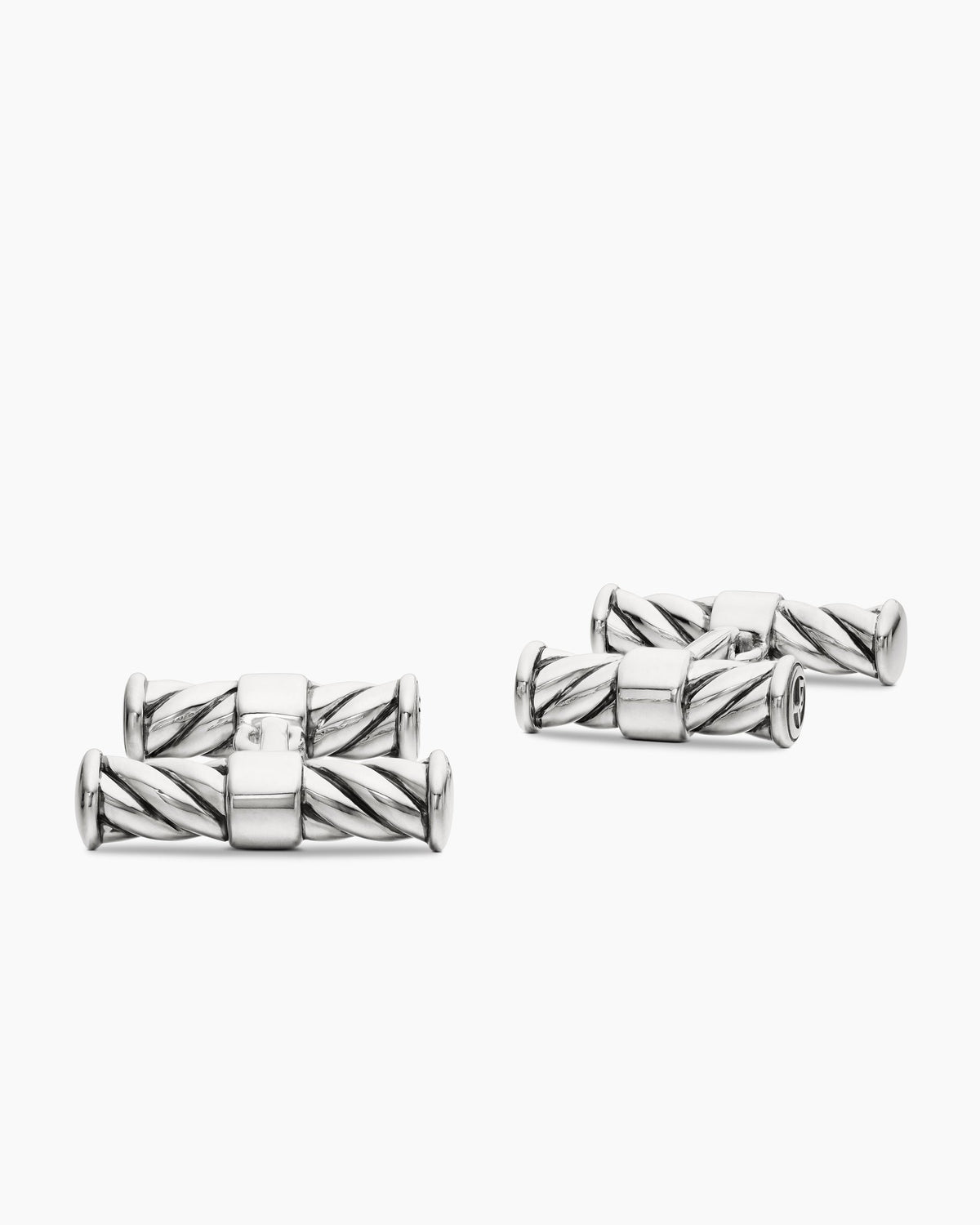David Yurman Sculpted Cable Elongated Cufflinks David Yurman Men’s