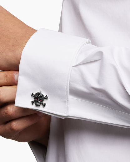 David Yurman Memento Mori Skull Cufflinks David Yurman Men’s