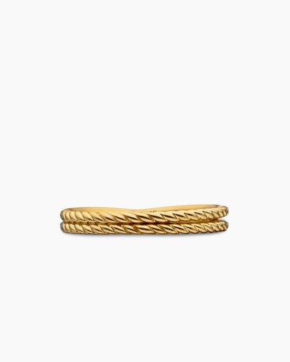 David Yurman DY Crossover Micro Pavé Band Ring David Yurman Wedding