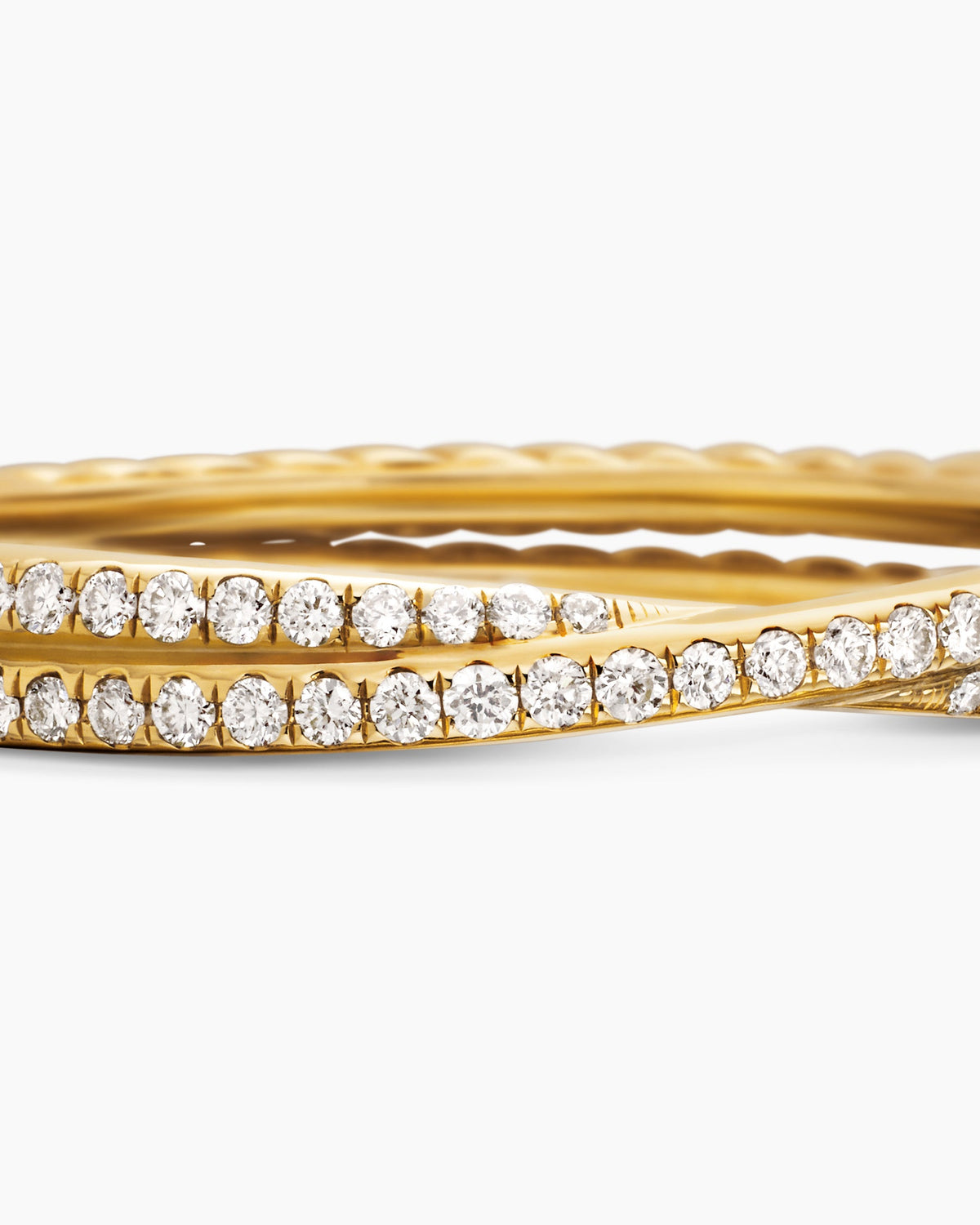 David Yurman DY Crossover Micro Pavé Band Ring David Yurman Wedding