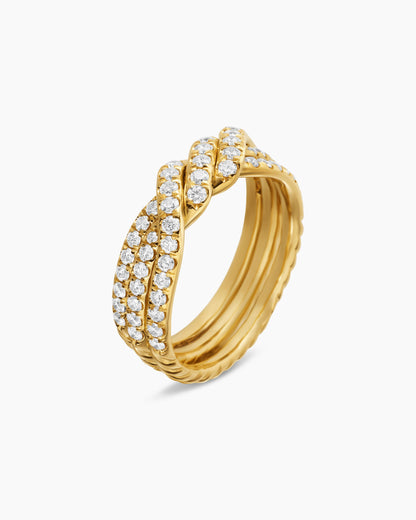 David Yurman Continuance Three Row Band Ring David Yurman Wedding