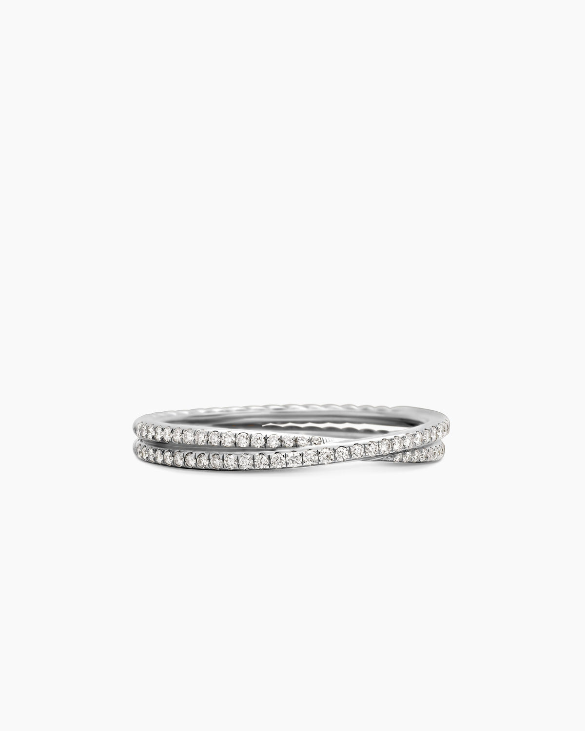 David Yurman DY Crossover Micro Pavé Band Ring David Yurman Wedding