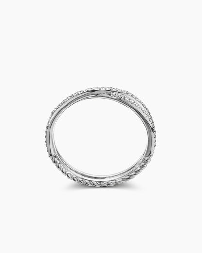 David Yurman DY Crossover Micro Pavé Band Ring David Yurman Wedding