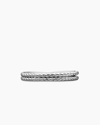David Yurman DY Crossover Micro Pavé Band Ring David Yurman Wedding