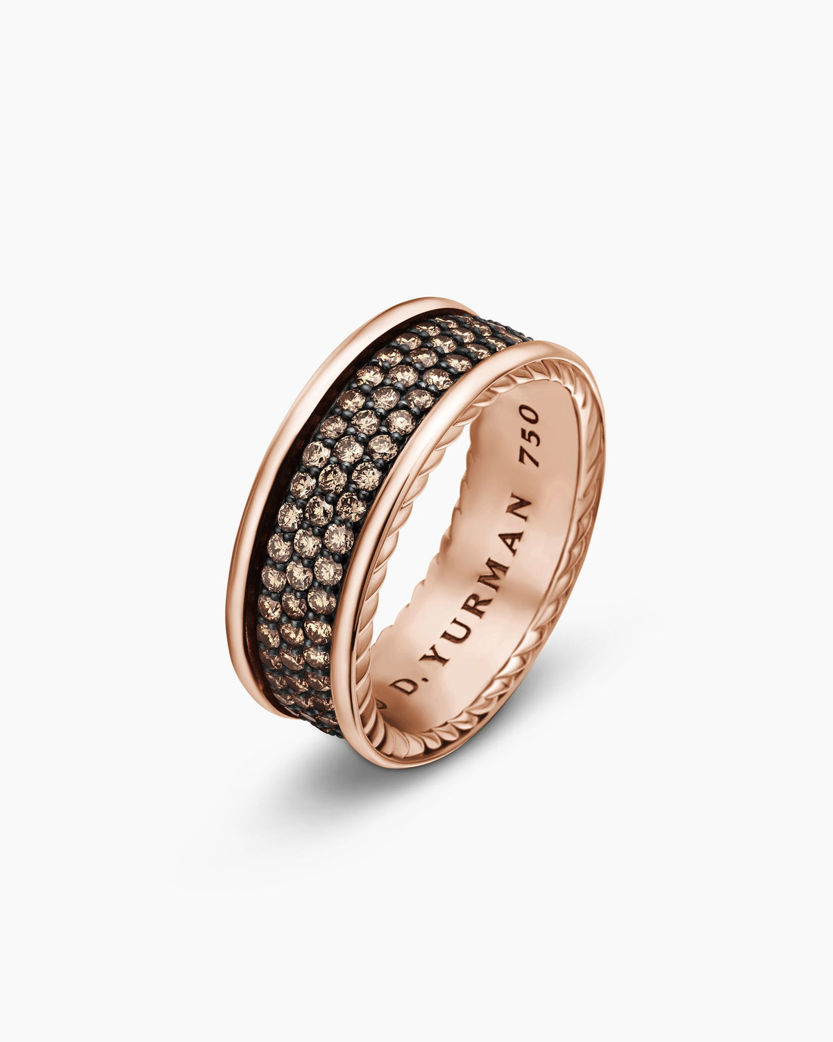 David Yurman Streamline Pavé Three Row Band Ring David Yurman Wedding