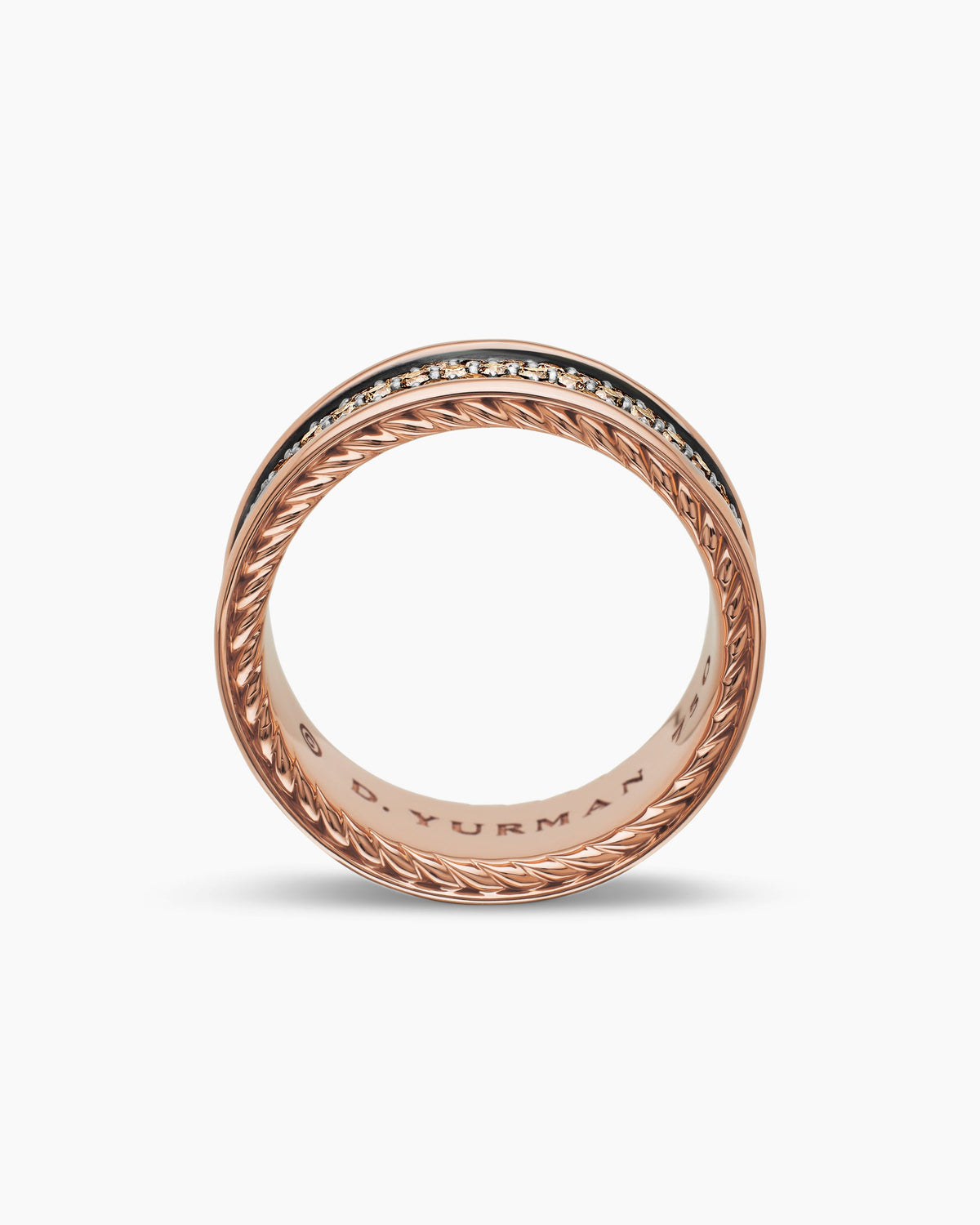 David Yurman Streamline Pavé Three Row Band Ring David Yurman Wedding