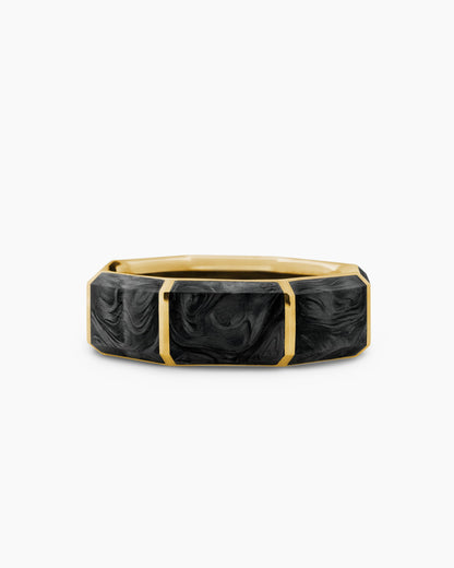 David Yurman Forged Carbon Faceted Band Ring David Yurman Wedding