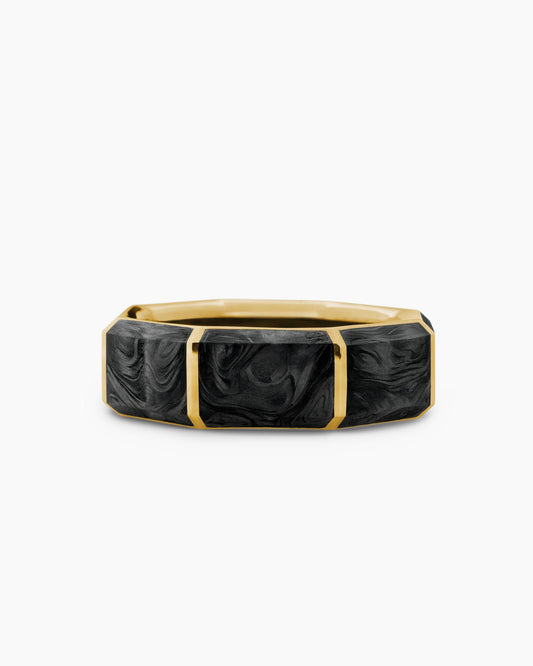 David Yurman Forged Carbon Faceted Band Ring David Yurman Wedding