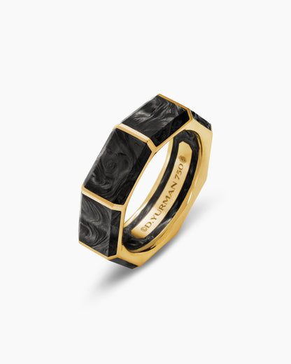 David Yurman Forged Carbon Faceted Band Ring David Yurman Wedding