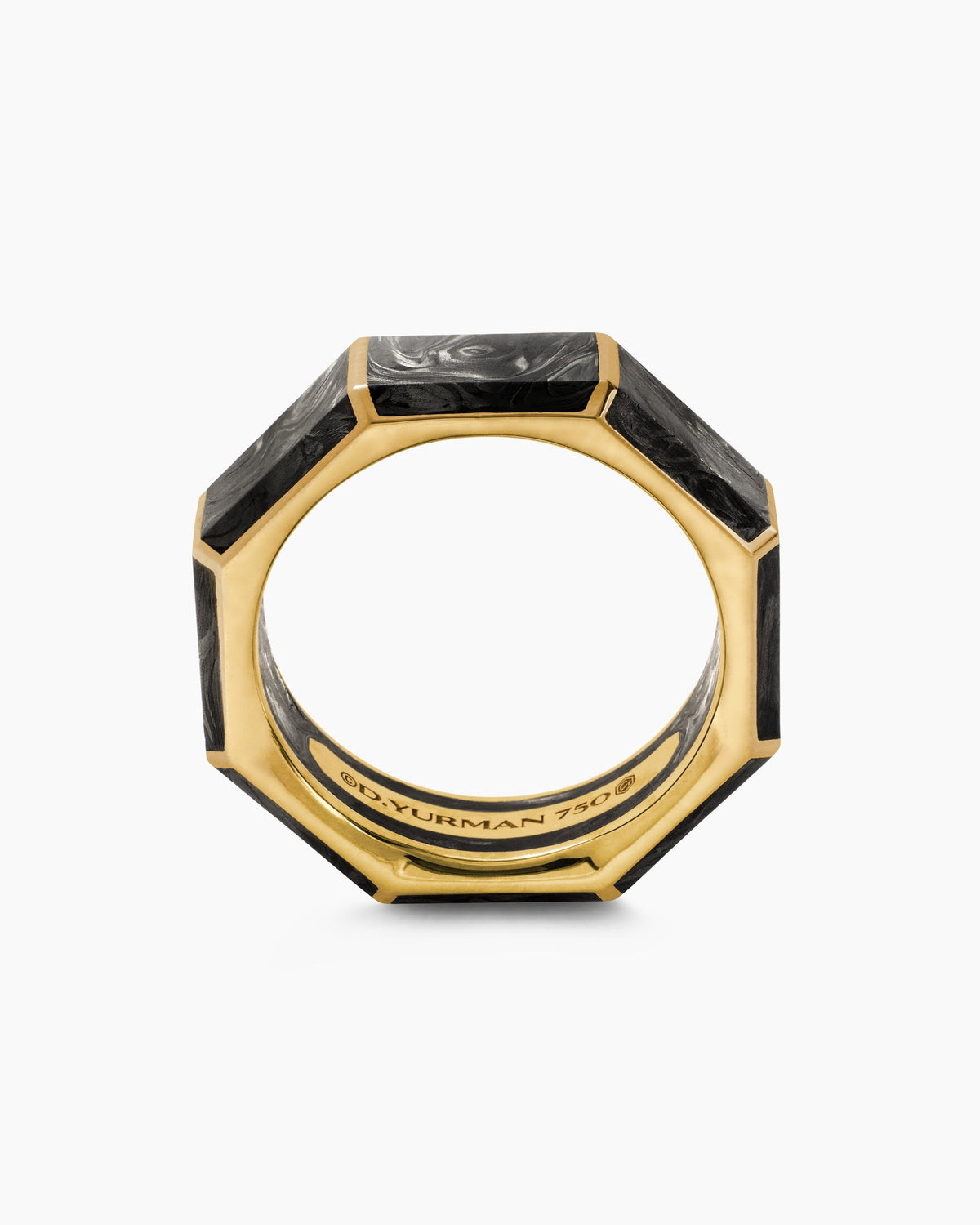 David Yurman Forged Carbon Faceted Band Ring David Yurman Wedding