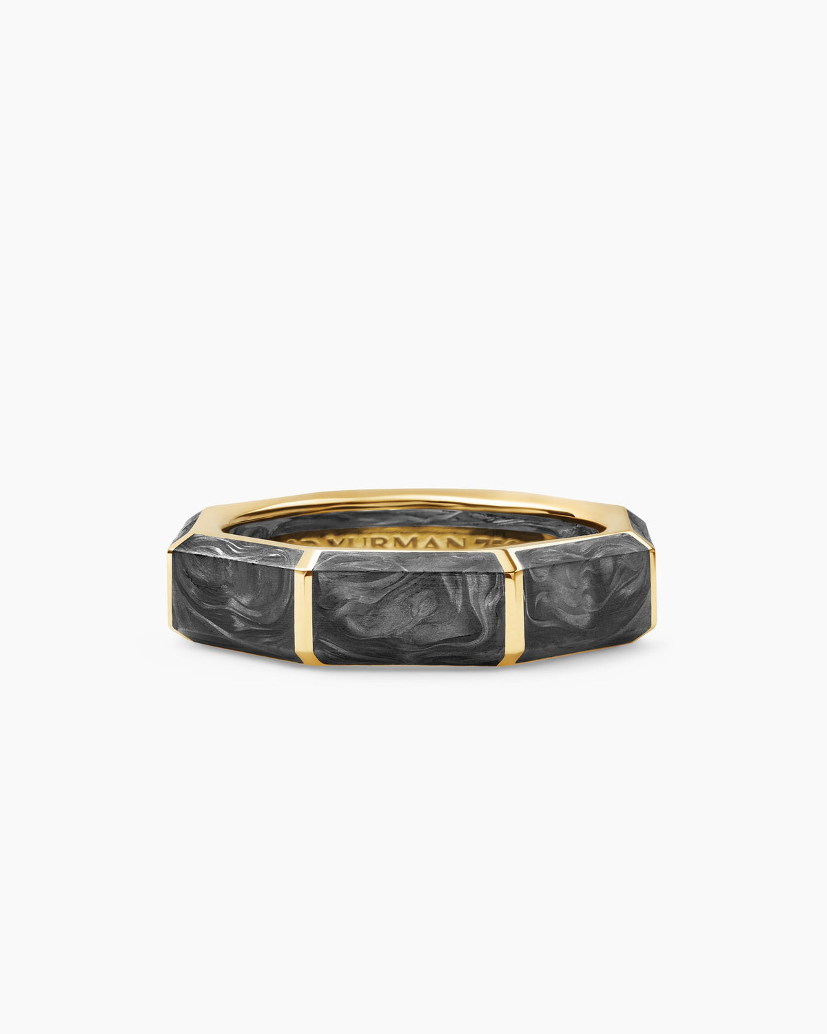 David Yurman Forged Carbon Faceted Band Ring David Yurman Wedding