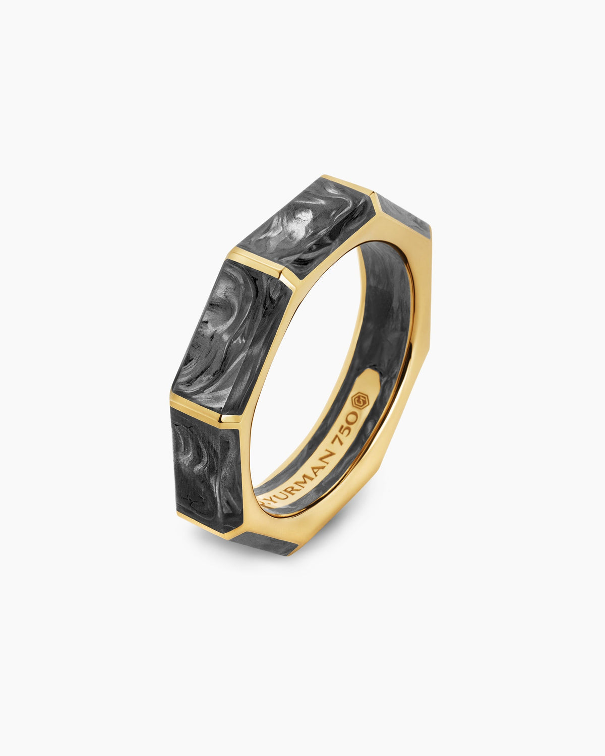 David Yurman Forged Carbon Faceted Band Ring David Yurman Wedding