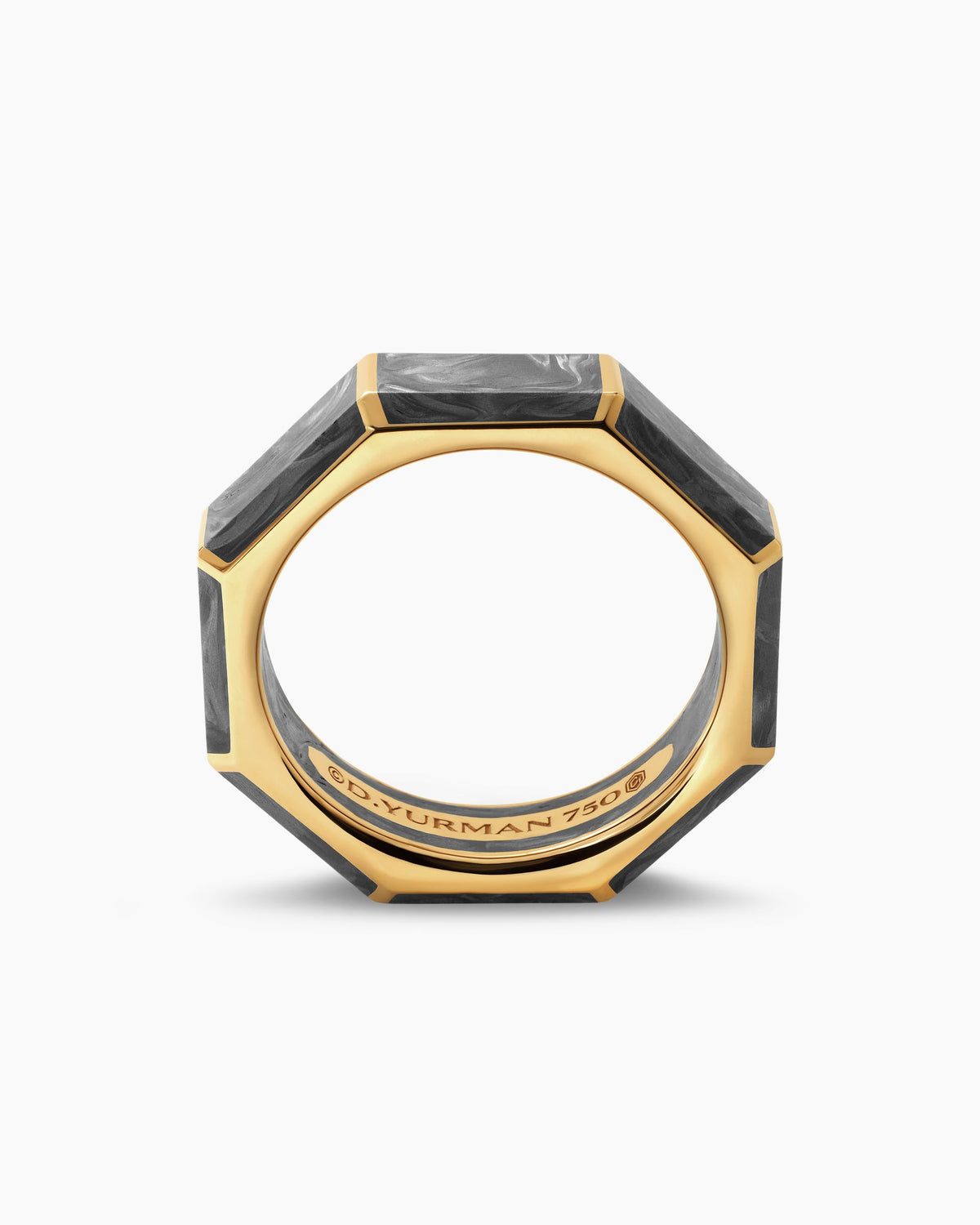 David Yurman Forged Carbon Faceted Band Ring David Yurman Wedding