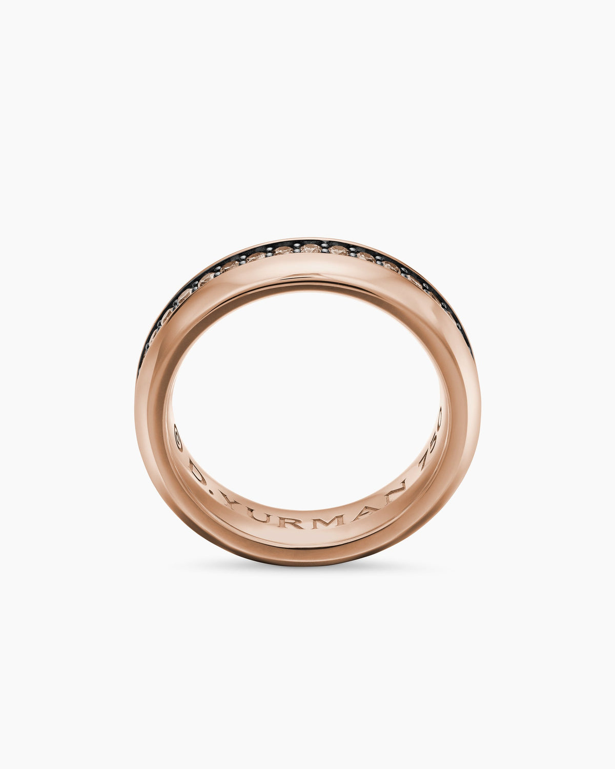 David Yurman Mens Beveled Band Ring in 18K Rose Gold, 6mm David Yurman Wedding