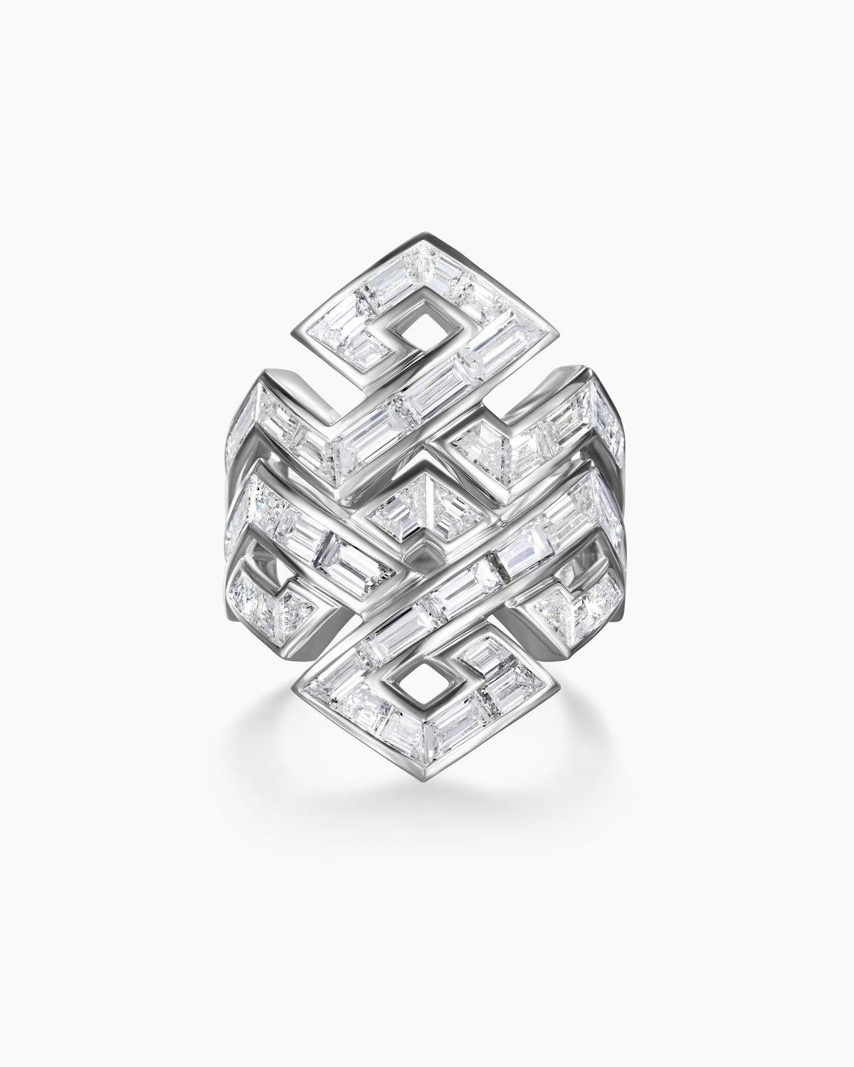David Yurman Stax Zig Zag Baguette Ring David Yurman High Jewelry