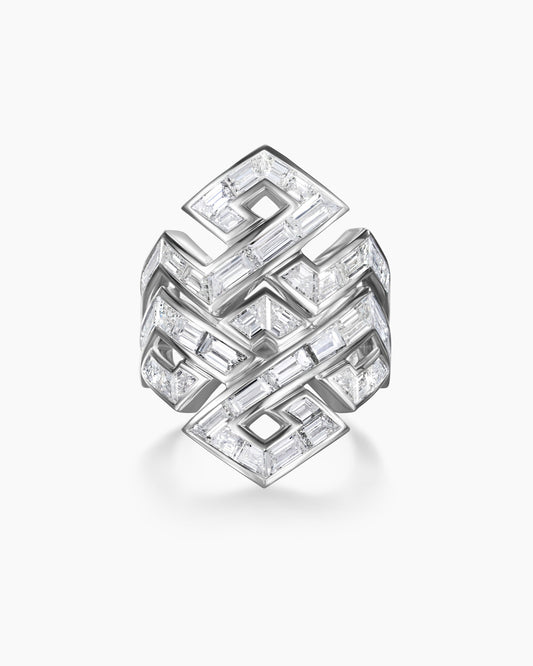 David Yurman Stax Zig Zag Baguette Ring David Yurman High Jewelry