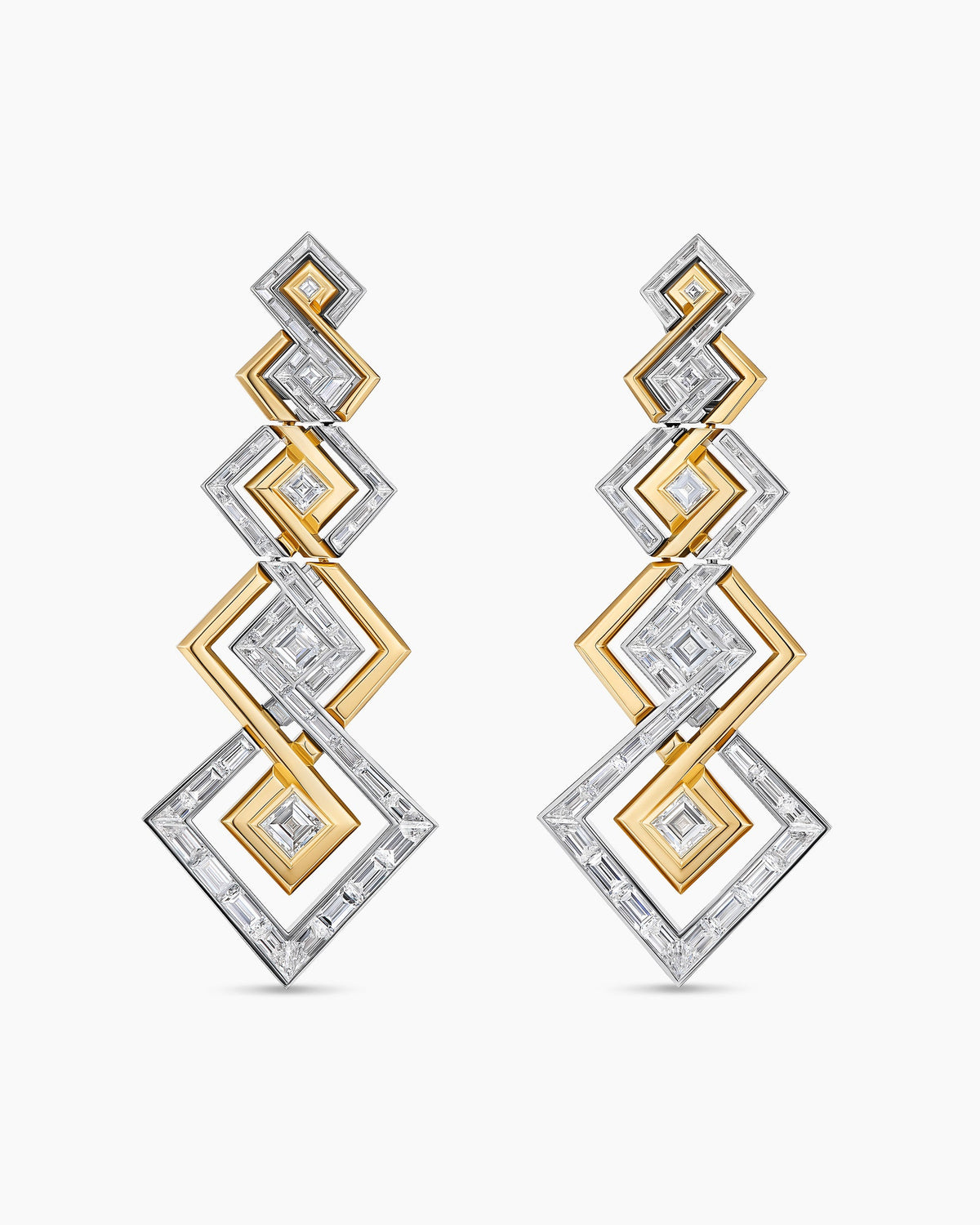 David Yurman Stax Zig Zag Earrings David Yurman High Jewelry