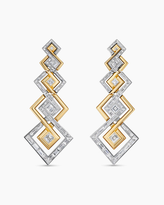 David Yurman Stax Zig Zag Earrings David Yurman High Jewelry
