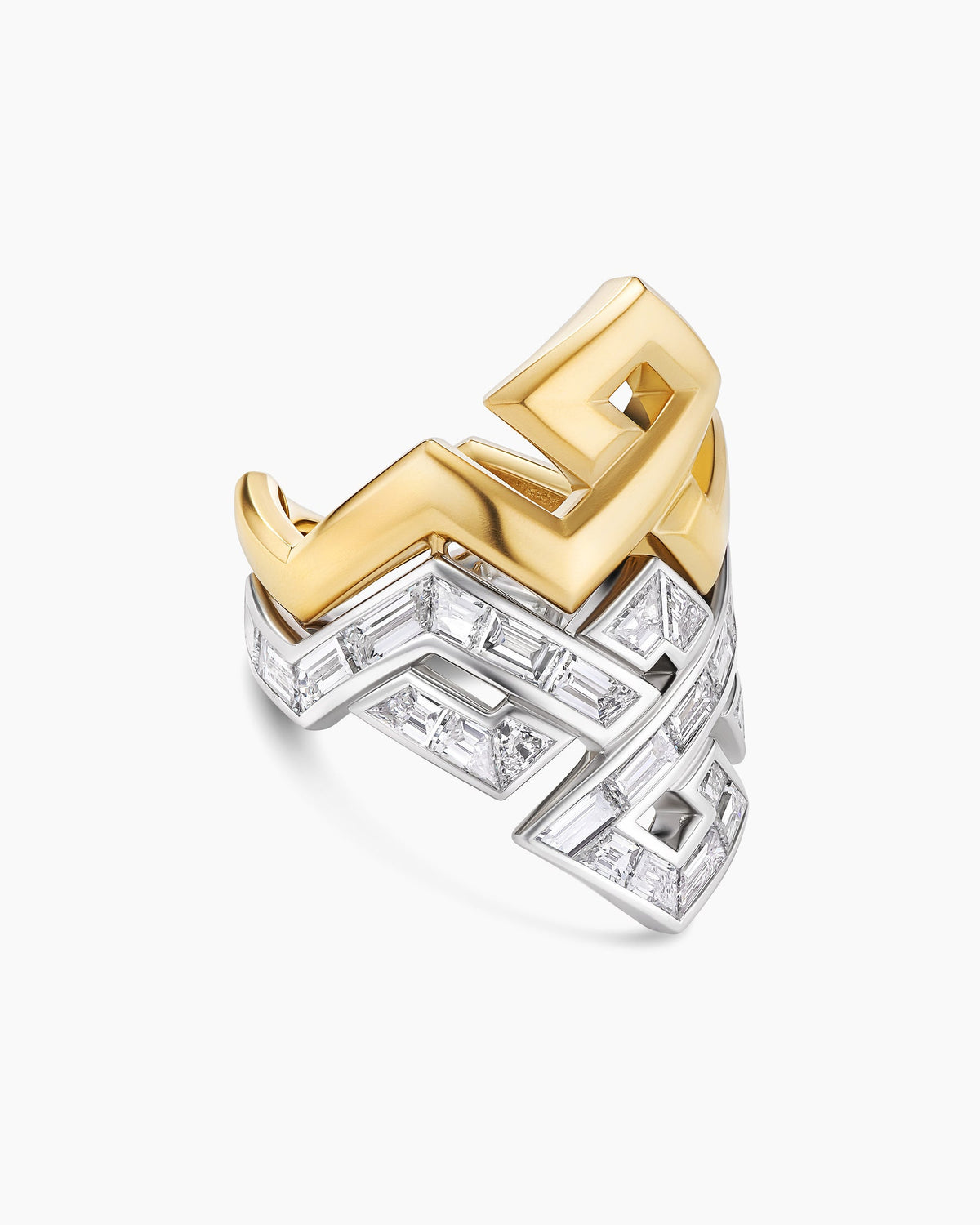 David Yurman Stax Zig Zag Baguette Ring David Yurman High Jewelry