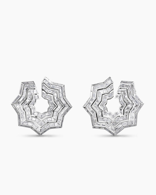 David Yurman Stax Zig Zag Baguette Earrings David Yurman High Jewelry