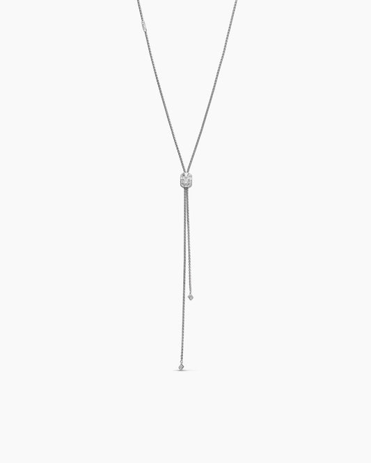 David Yurman Stax Baguette Slider Chain Necklace David Yurman High Jewelry