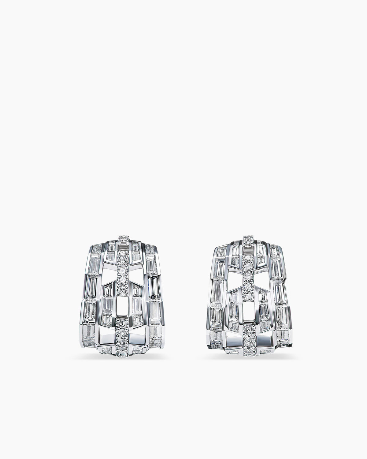 David Yurman Stax Huggie Hoop Earrings David Yurman High Jewelry