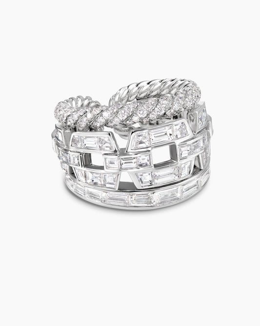 David Yurman Stax Three Row Ring David Yurman High Jewelry