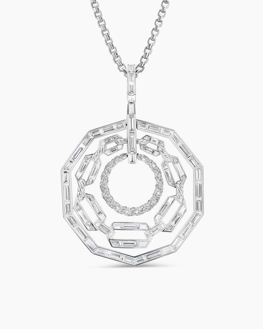David Yurman Stax Round Pendant David Yurman High Jewelry