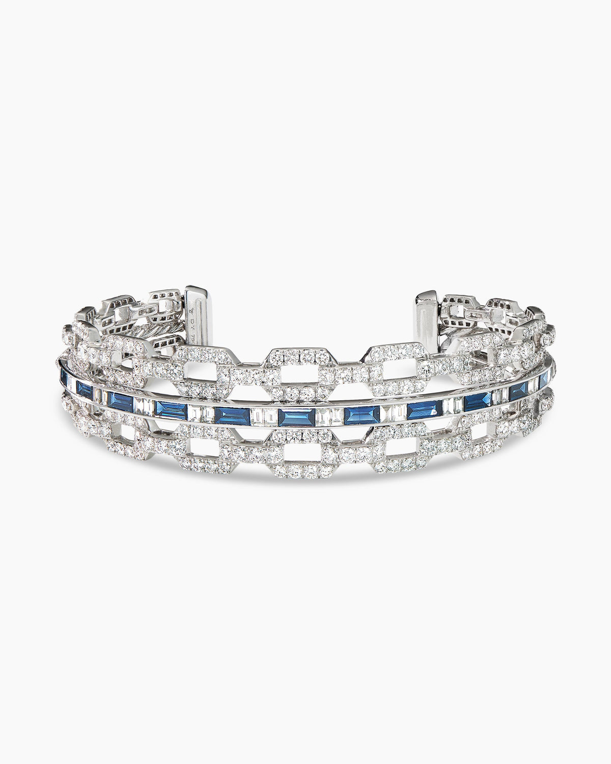 David Yurman Stax Three Row Cuff Bracelet David Yurman High Jewelry