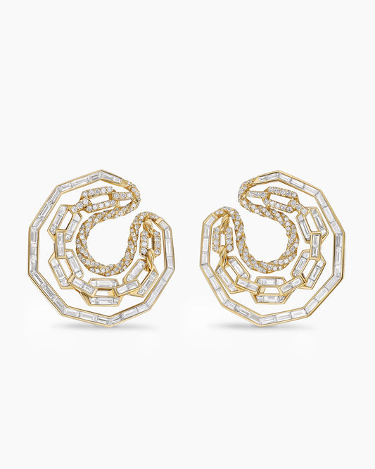 David Yurman Stax Round Hoop Earrings David Yurman High Jewelry