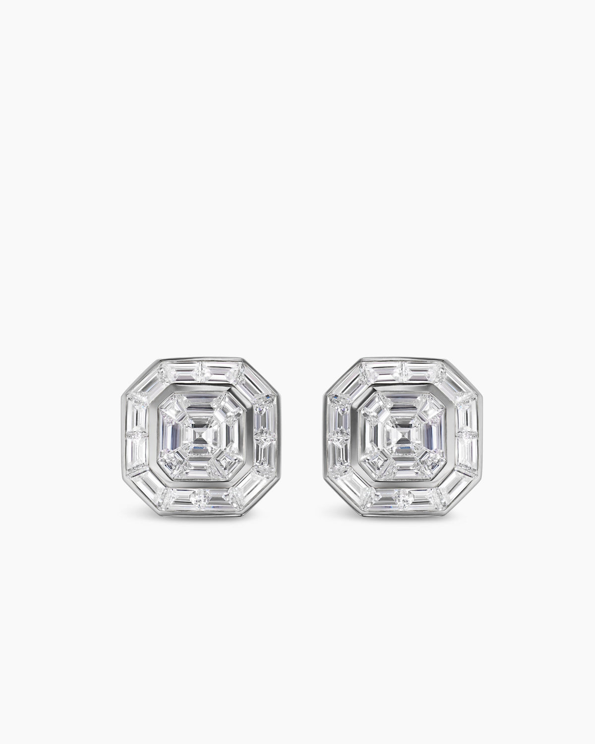 David Yurman Men's Deco Stud Earrings David Yurman High Jewelry