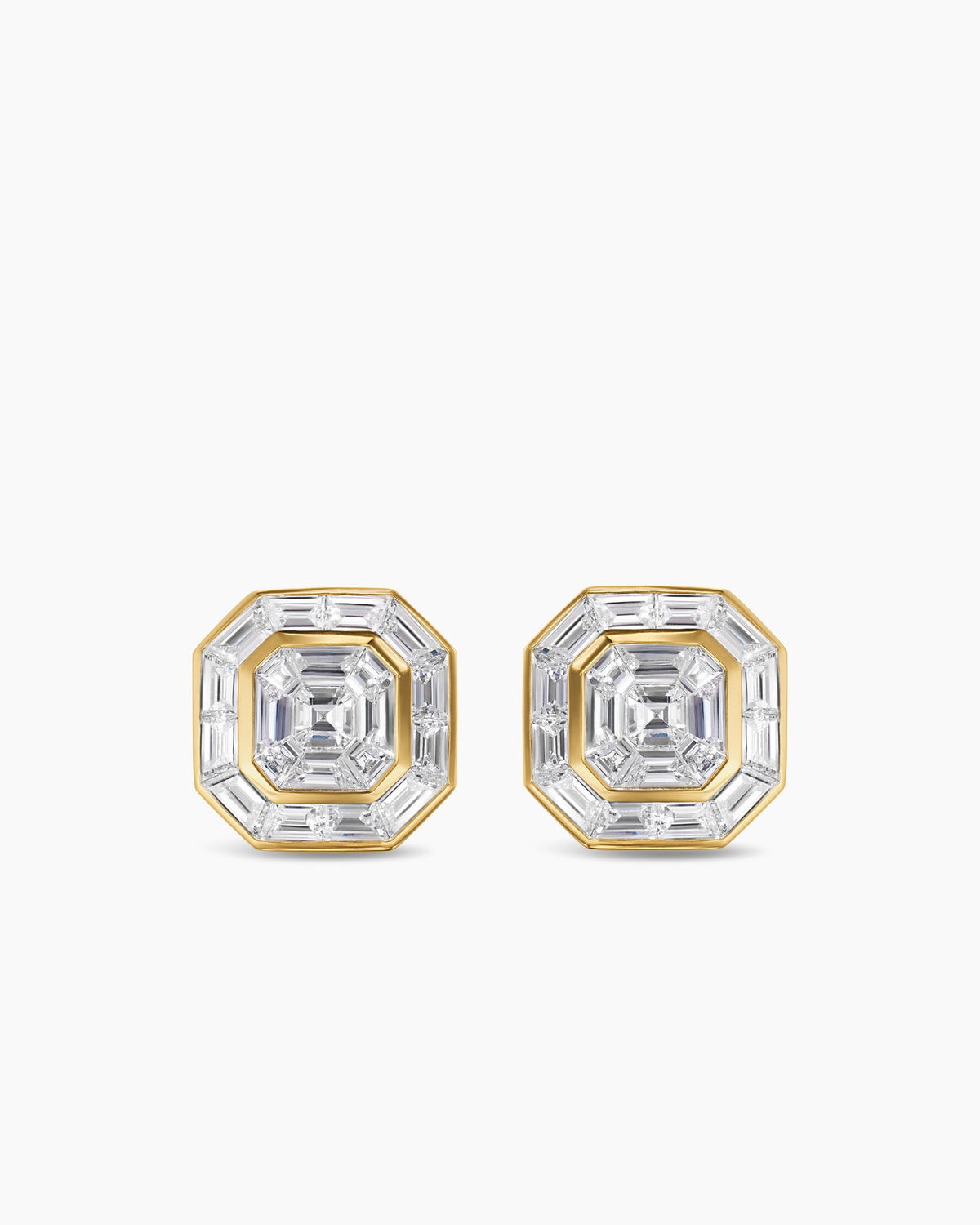 David Yurman Men's Deco Stud Earrings David Yurman High Jewelry