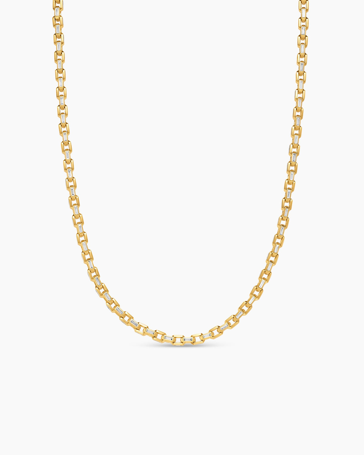 David Yurman Men's Deco Chain Link Necklace David Yurman High Jewelry