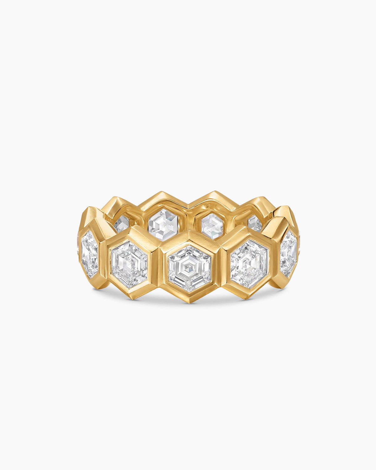 David Yurman Men's Hex Eternity Band Ring David Yurman High Jewelry