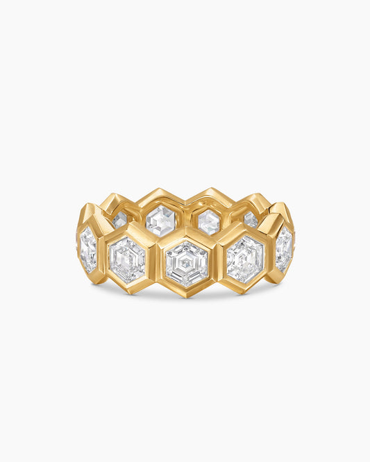 David Yurman Men's Hex Eternity Band Ring David Yurman High Jewelry