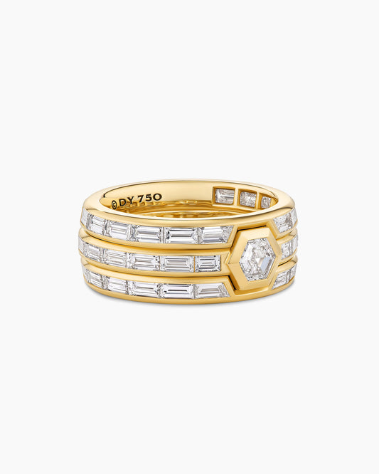 David Yurman Men's Hex Stack Ring David Yurman High Jewelry