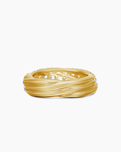 David Yurman Floating Diamonds Ring in Yellow Gold David Yurman High Jewelry