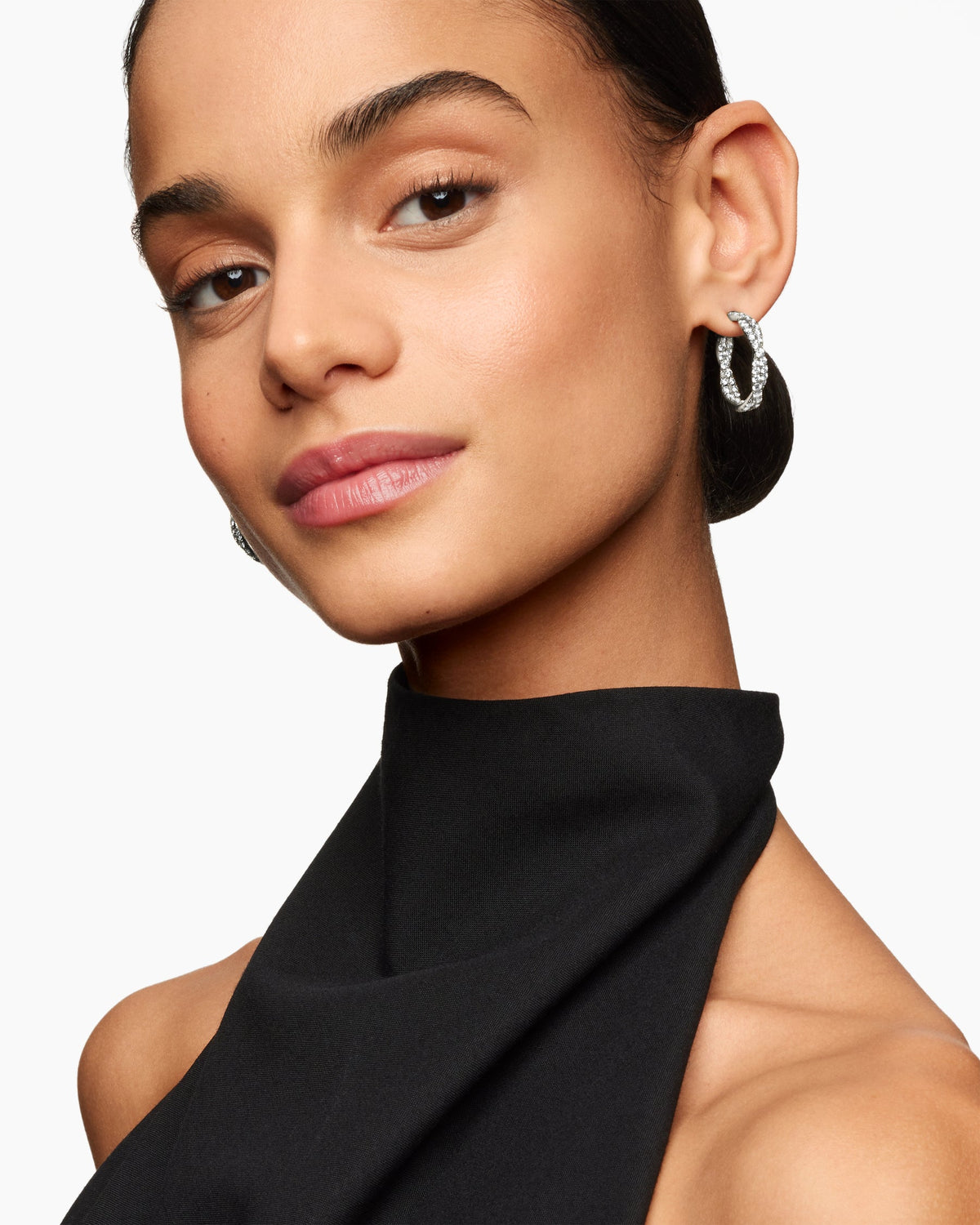 David Yurman Floating Diamonds Hoop Earrings David Yurman High Jewelry