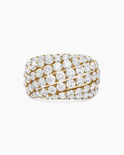 David Yurman Floating Diamonds Ring in Yellow Gold David Yurman High Jewelry