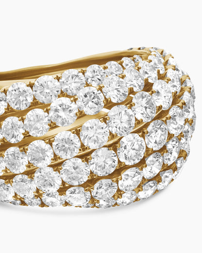 David Yurman Floating Diamonds Ring in Yellow Gold David Yurman High Jewelry