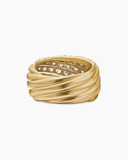 David Yurman Floating Diamonds Ring in Yellow Gold David Yurman High Jewelry