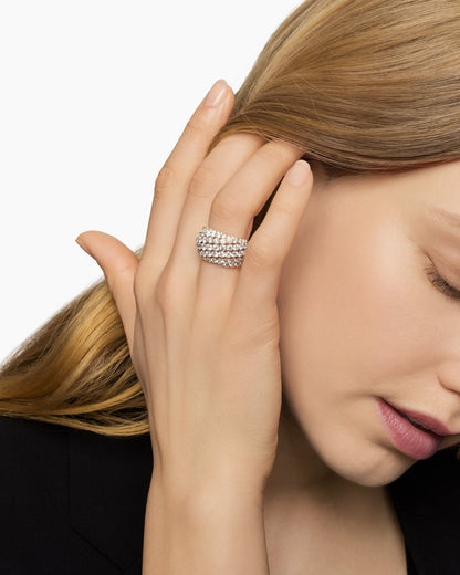 David Yurman Floating Diamonds Ring in Yellow Gold David Yurman High Jewelry
