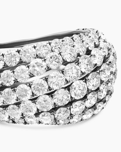 David Yurman Floating Diamonds Ring in White Gold David Yurman High Jewelry