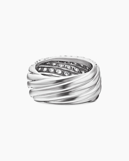 David Yurman Floating Diamonds Ring in White Gold David Yurman High Jewelry