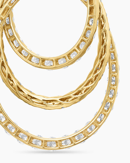 David Yurman Floating Diamonds Drop Pendant in Yellow Gold David Yurman High Jewelry