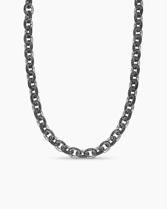 David Yurman Men's Pavé Oval Link Necklace David Yurman High Jewelry